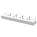 Deli C18337(03) 4Port Household Power Strip with Surge Protection